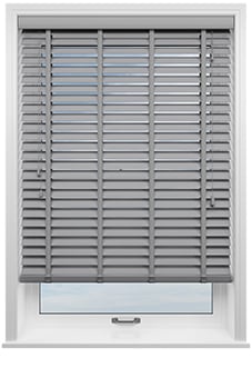 Ecowood Deluxe, Tranquil Grey Satin - Motorised Venetian Blind